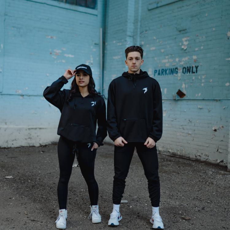 Winter Strength Collection - Featuring comfy hoodies, men's zip-up jackets, women's zip-up jackets, and the R1 Beanie. Apparel designed to keep you warm, motivated, and ready to rise from the ashes this winter.