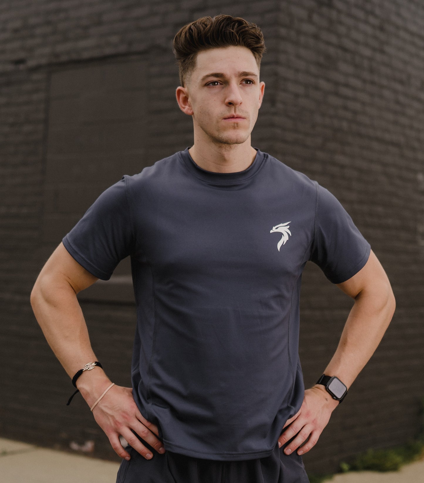 MEN'S VALOR PERFORMANCE SHIRT - ASPHALT