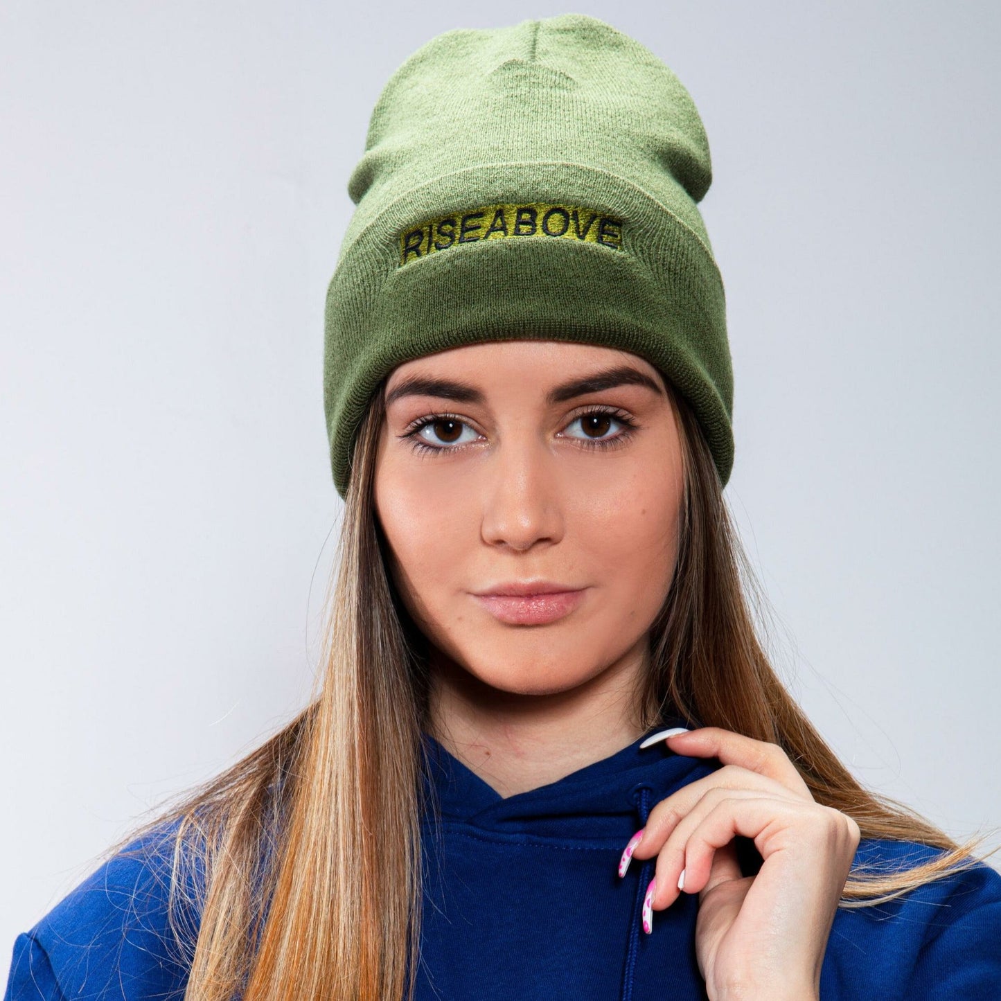 R1 BEANIE (UNISEX) - FOREST GREEN
