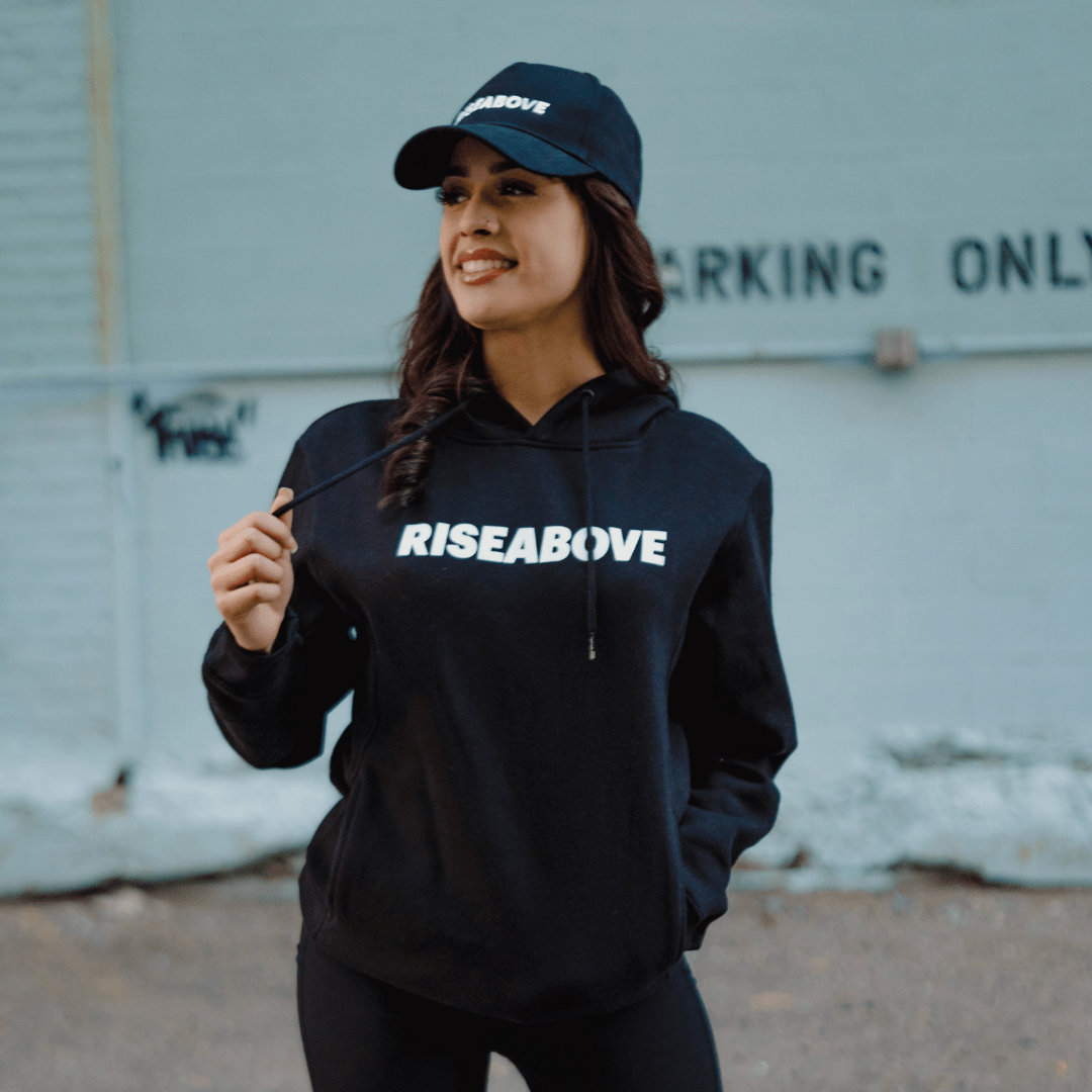 BFTA HOODIE (UNISEX) - BLACK - Riseabove Apparel Inc