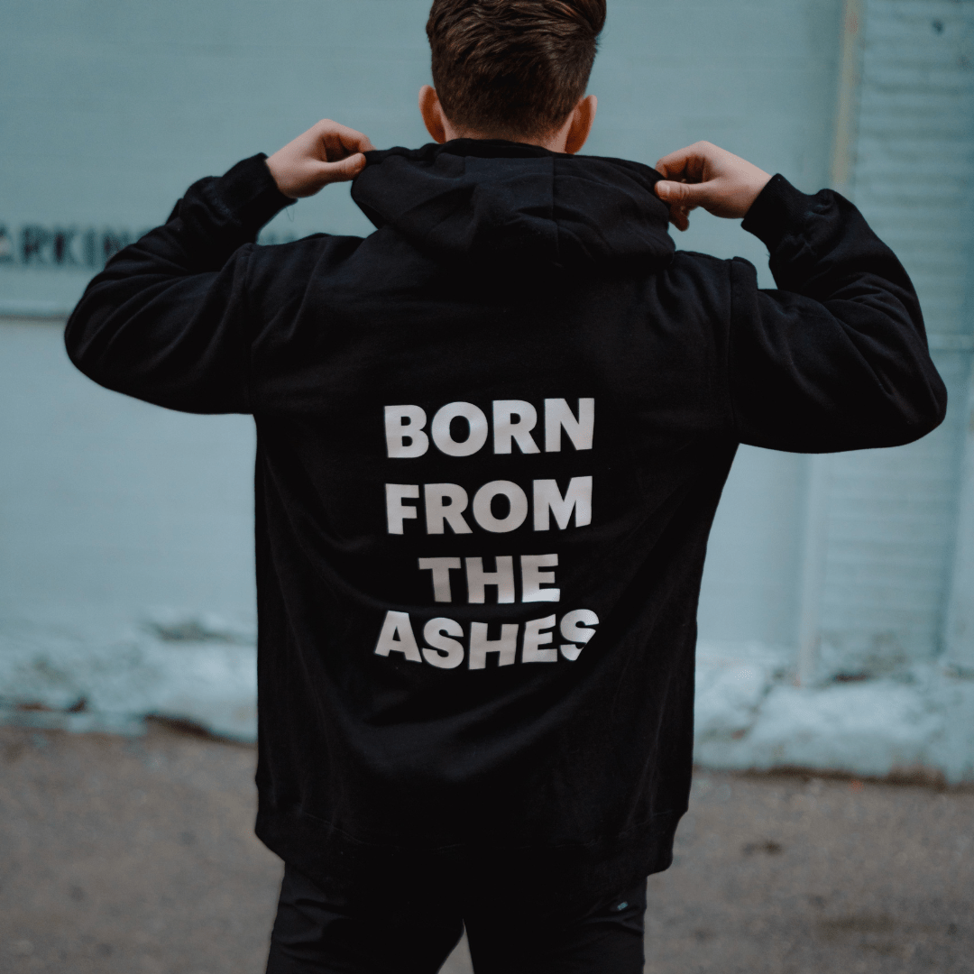 BFTA HOODIE (UNISEX) - BLACK - Riseabove Apparel Inc