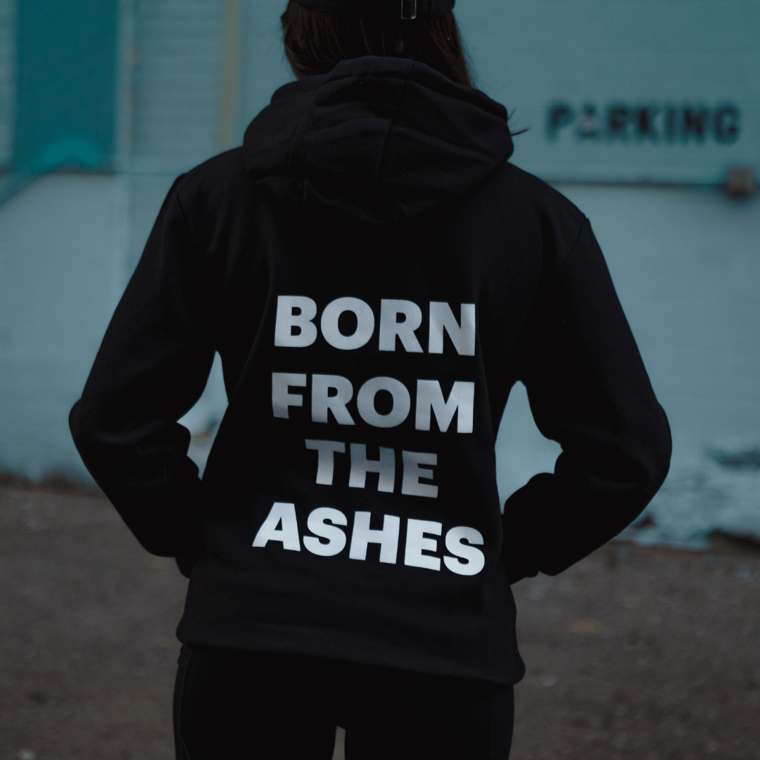 BFTA HOODIE (UNISEX) - BLACK - Riseabove Apparel Inc