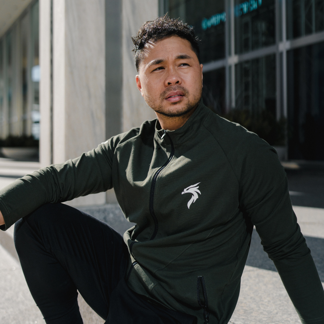 MEN'S VALOR ZIP UP - ARMY GREEN