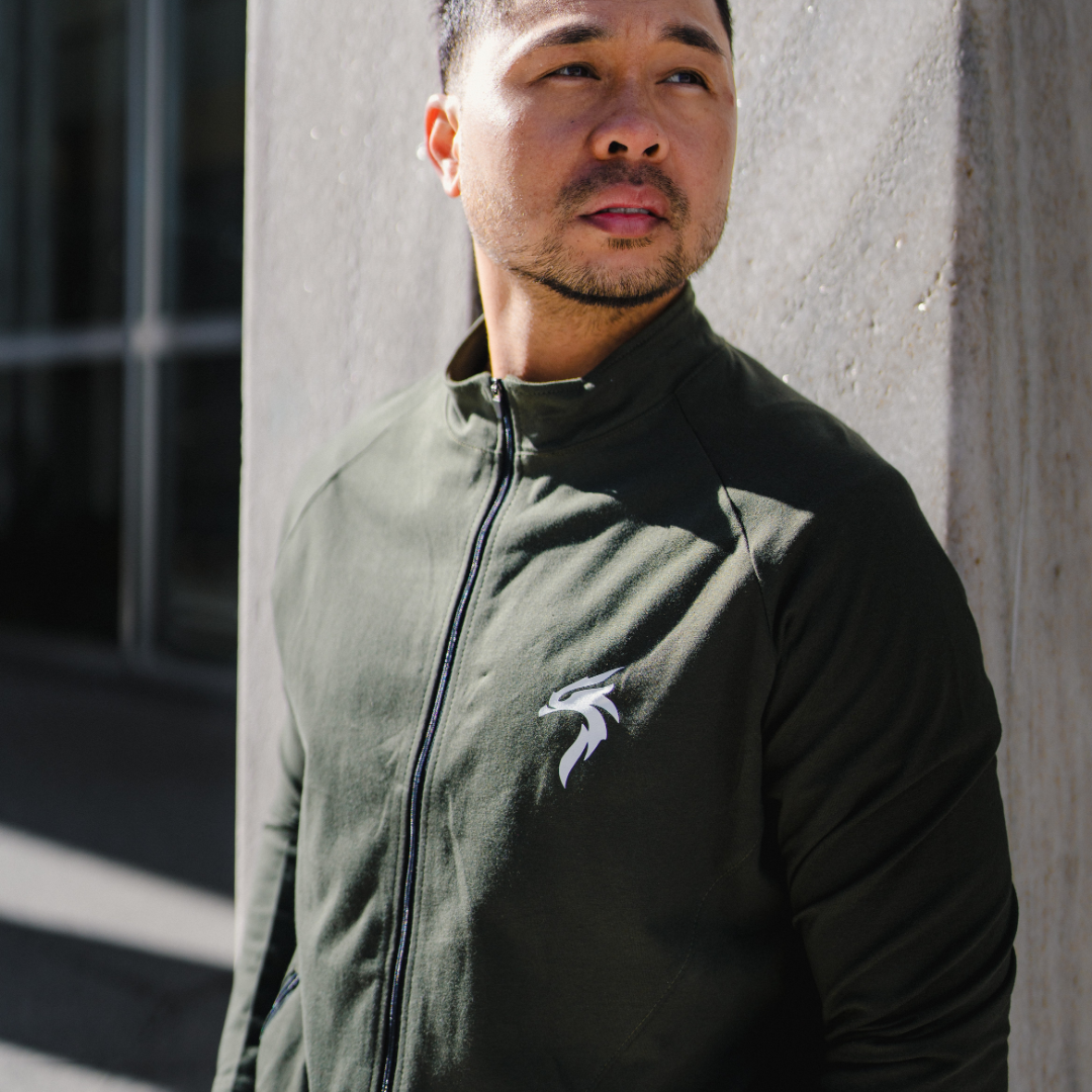 MEN'S VALOR ZIP UP - ARMY GREEN