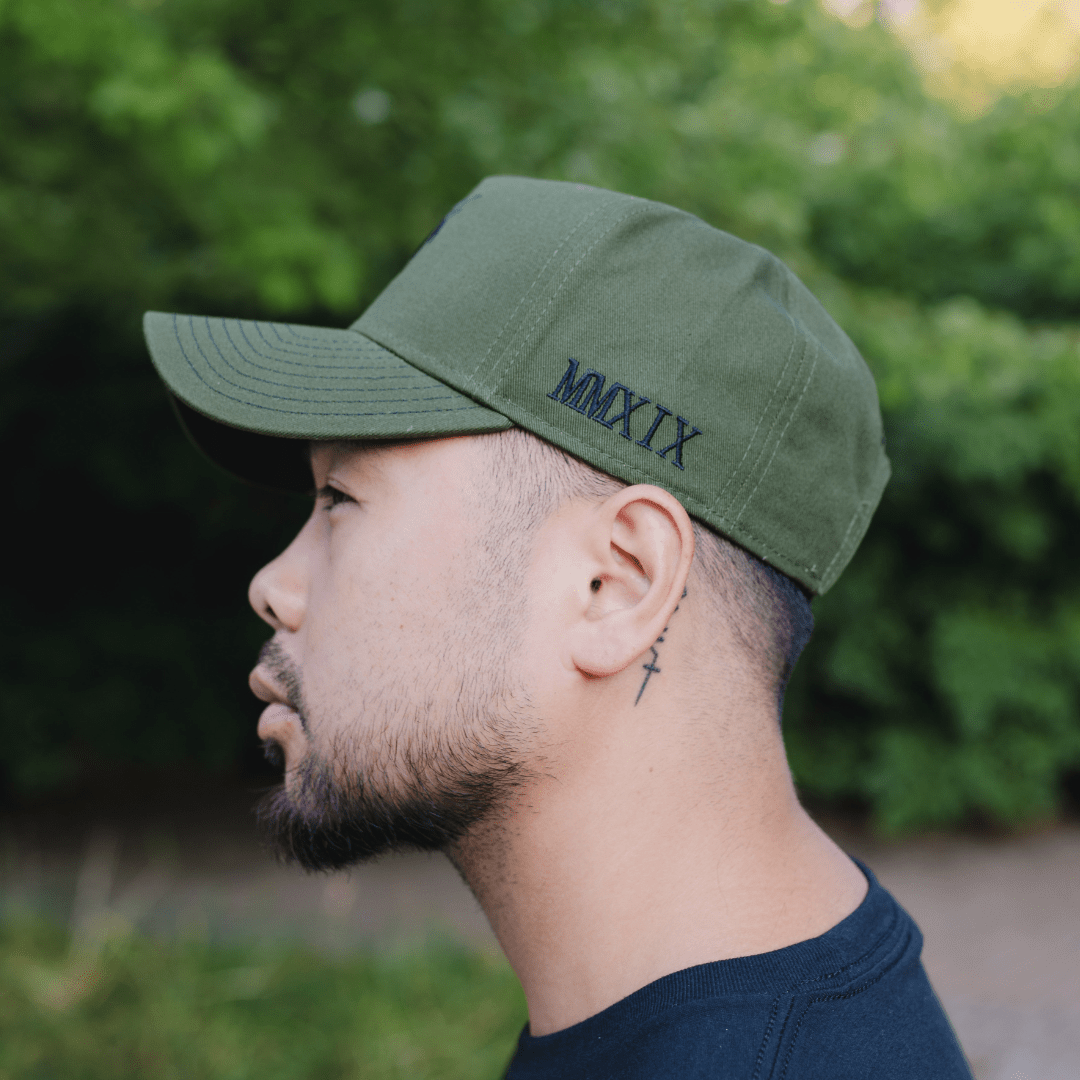 PHOENIX SNAPBACK - ARMY GREEN - Riseabove Apparel Inc