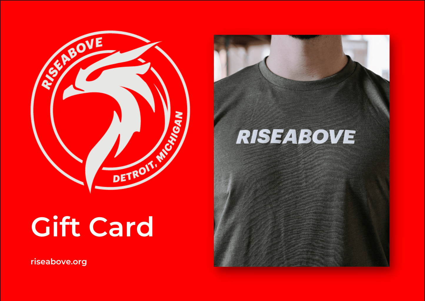 Riseabove Gift Card - Riseabove Apparel Inc