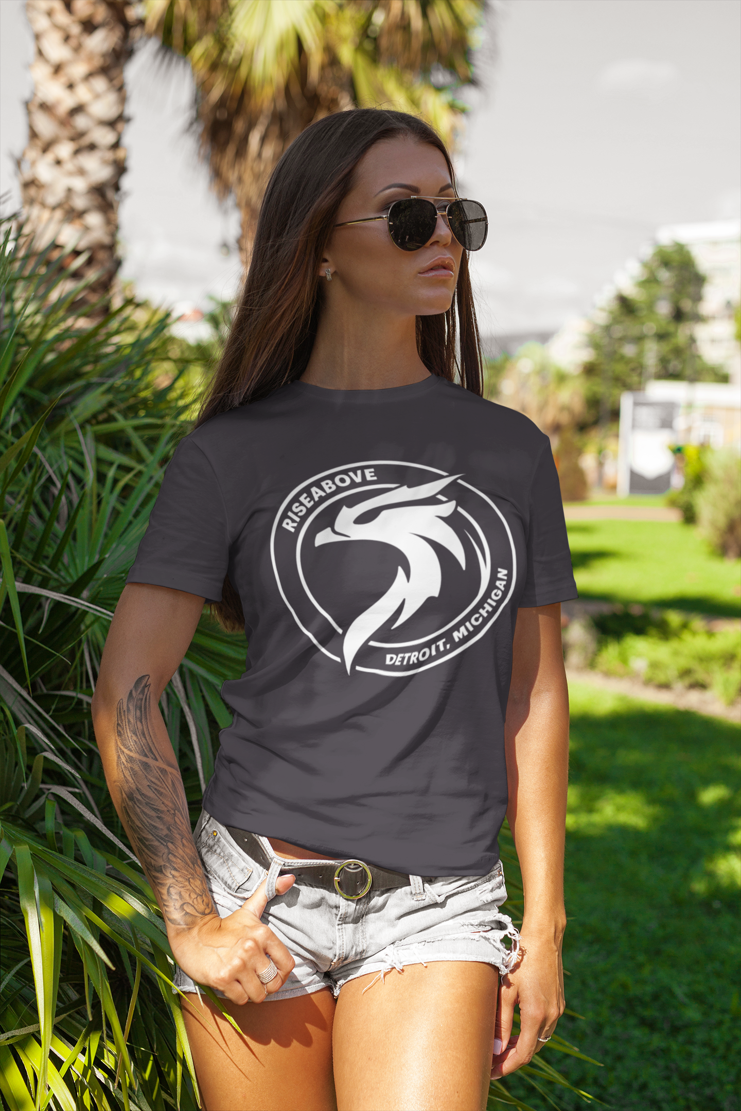 PHOENIX T-SHIRT (UNISEX) - GRAPHITE BLACK