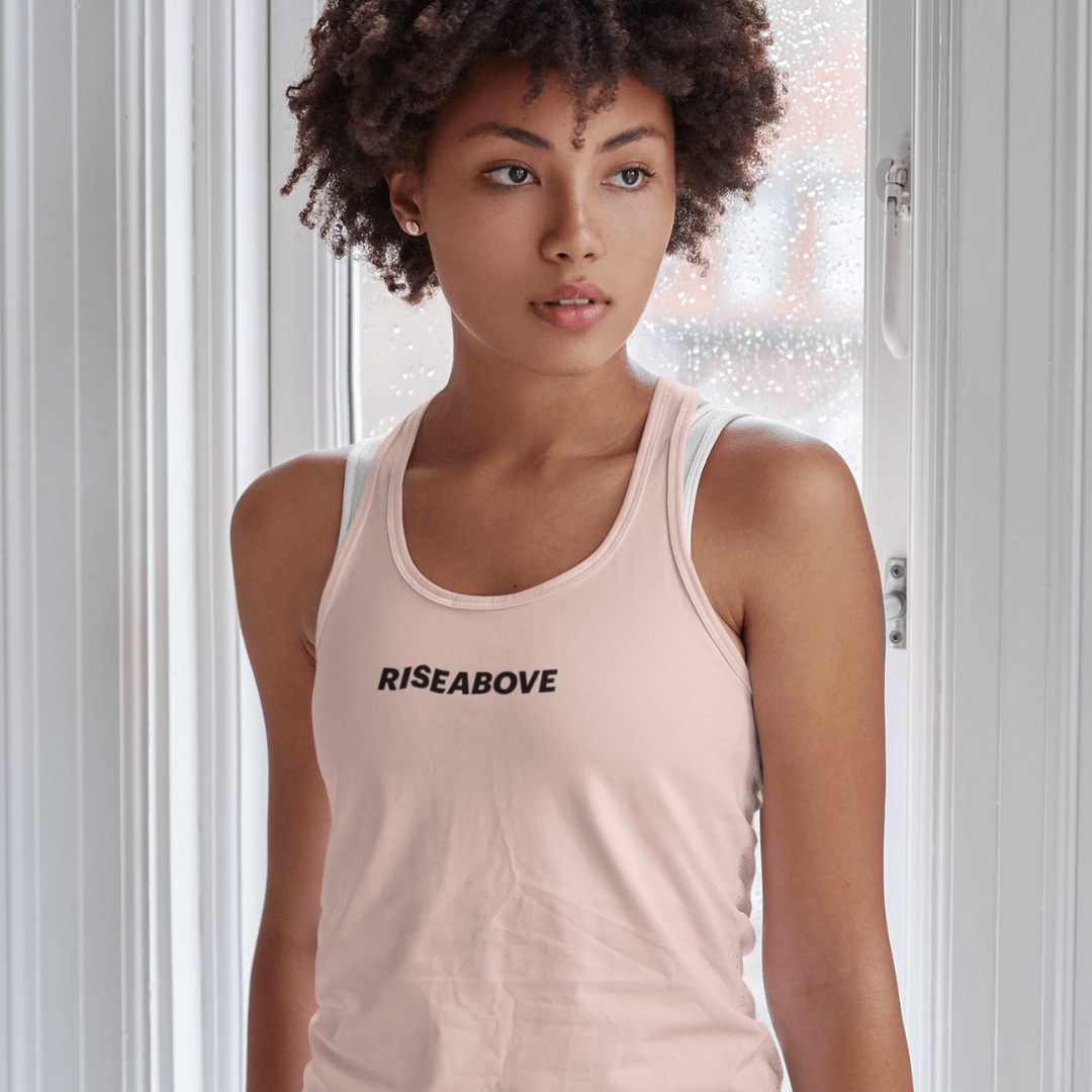 WOMEN'S VALOR TANK TOP - DESERT PINK - Riseabove Apparel Inc