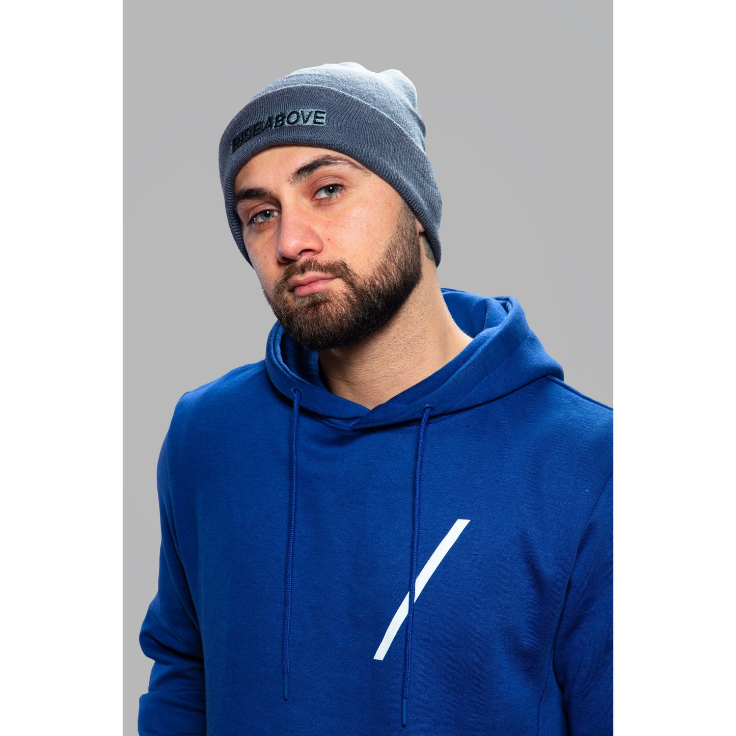 R1 BEANIE (UNISEX) - GREY