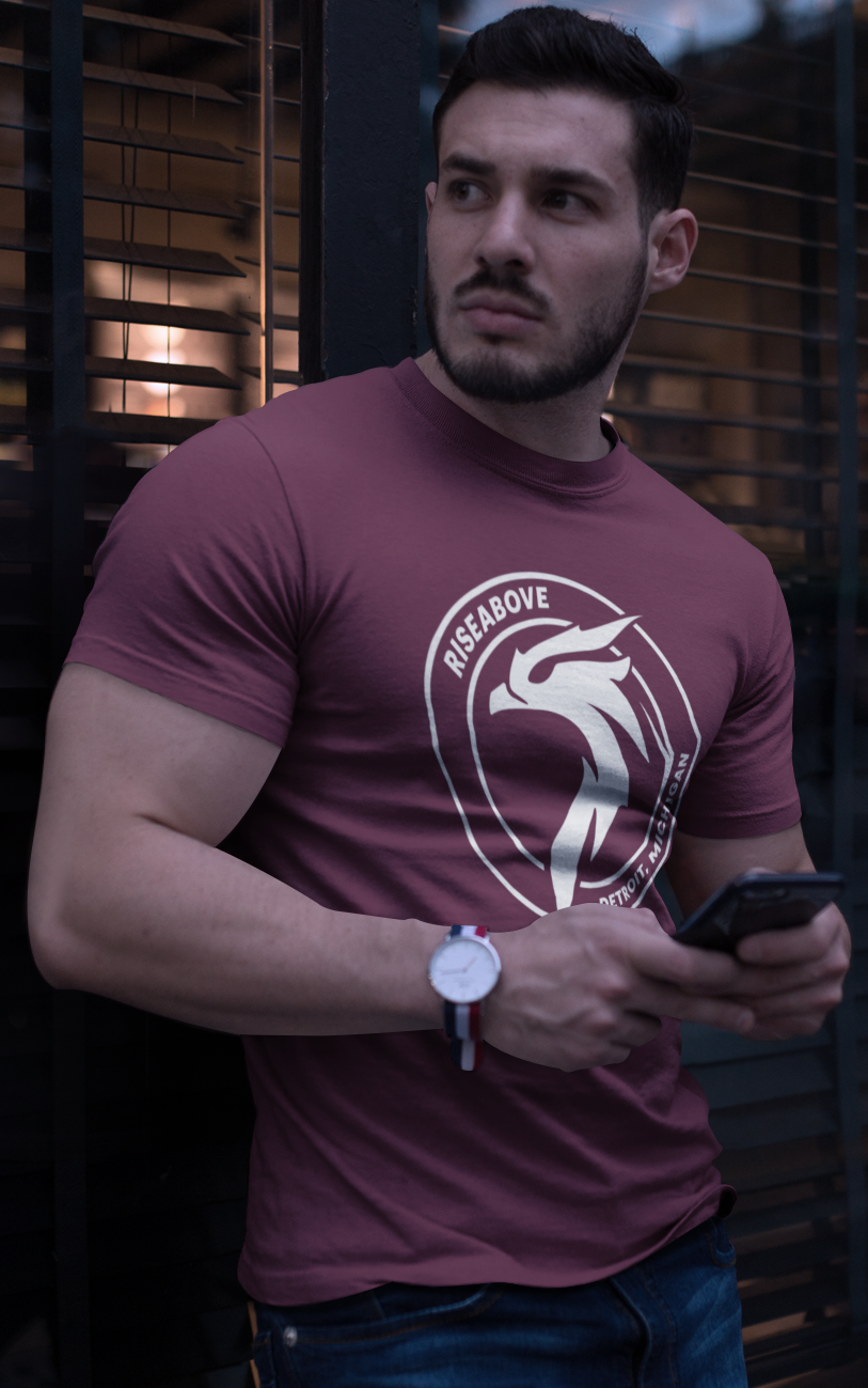 PHOENIX T-SHIRT (UNISEX) - MAROON