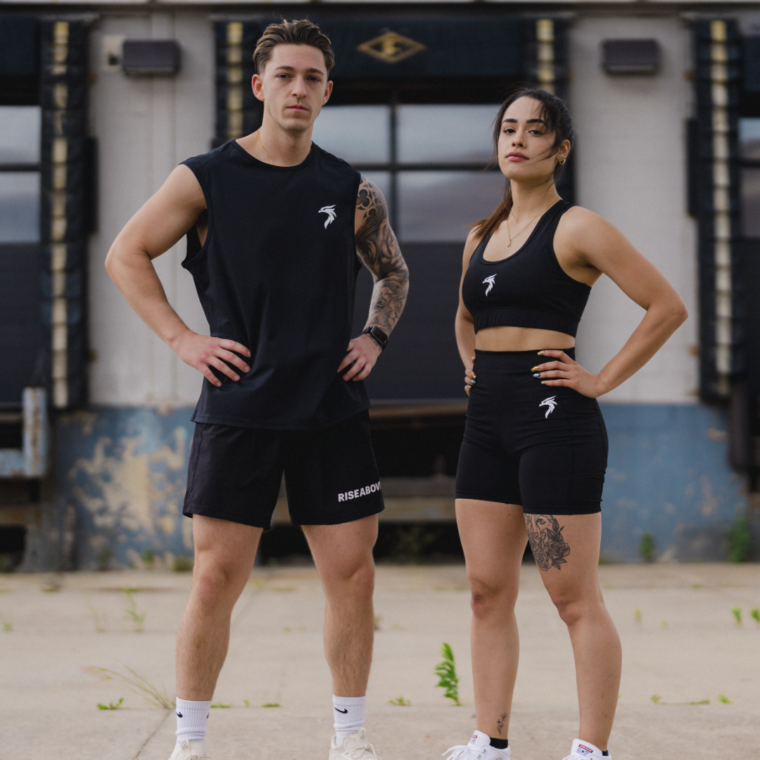 Recovery clothing collection featuring recovery shirts, recovery hoodies, athletic shorts with pockets, and athletic tank tops designed to inspire strength, resilience, and transformation.