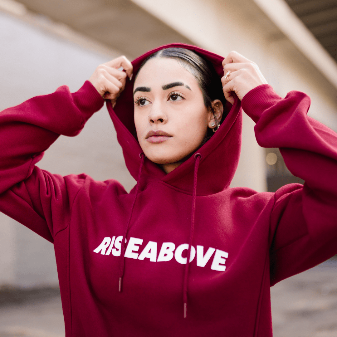 Women's hoodies collection featuring comfy hoodies, athletic quarter zips, and mental health hoodies designed for resilience, comfort, and performance.