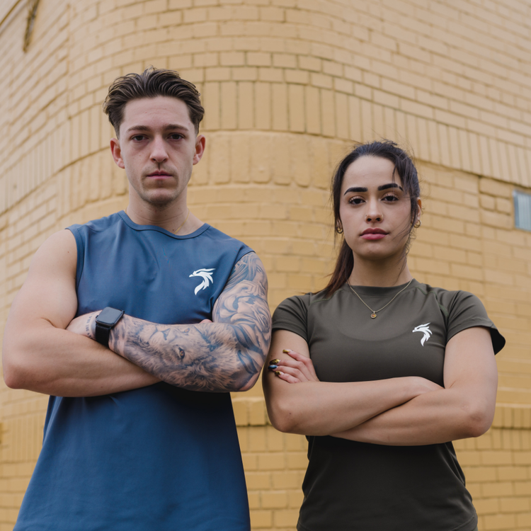 Motivational shirts, hoodies, workout tank tops, and athletic hats designed to inspire strength, resilience, and confidence.