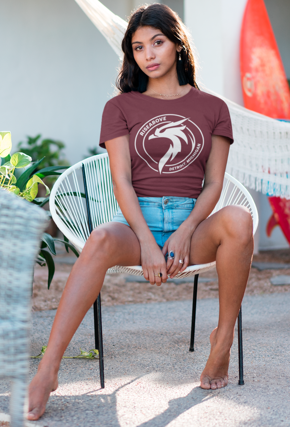 PHOENIX T-SHIRT (UNISEX) - MAROON