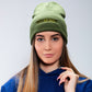R1 BEANIE (UNISEX) - FOREST GREEN