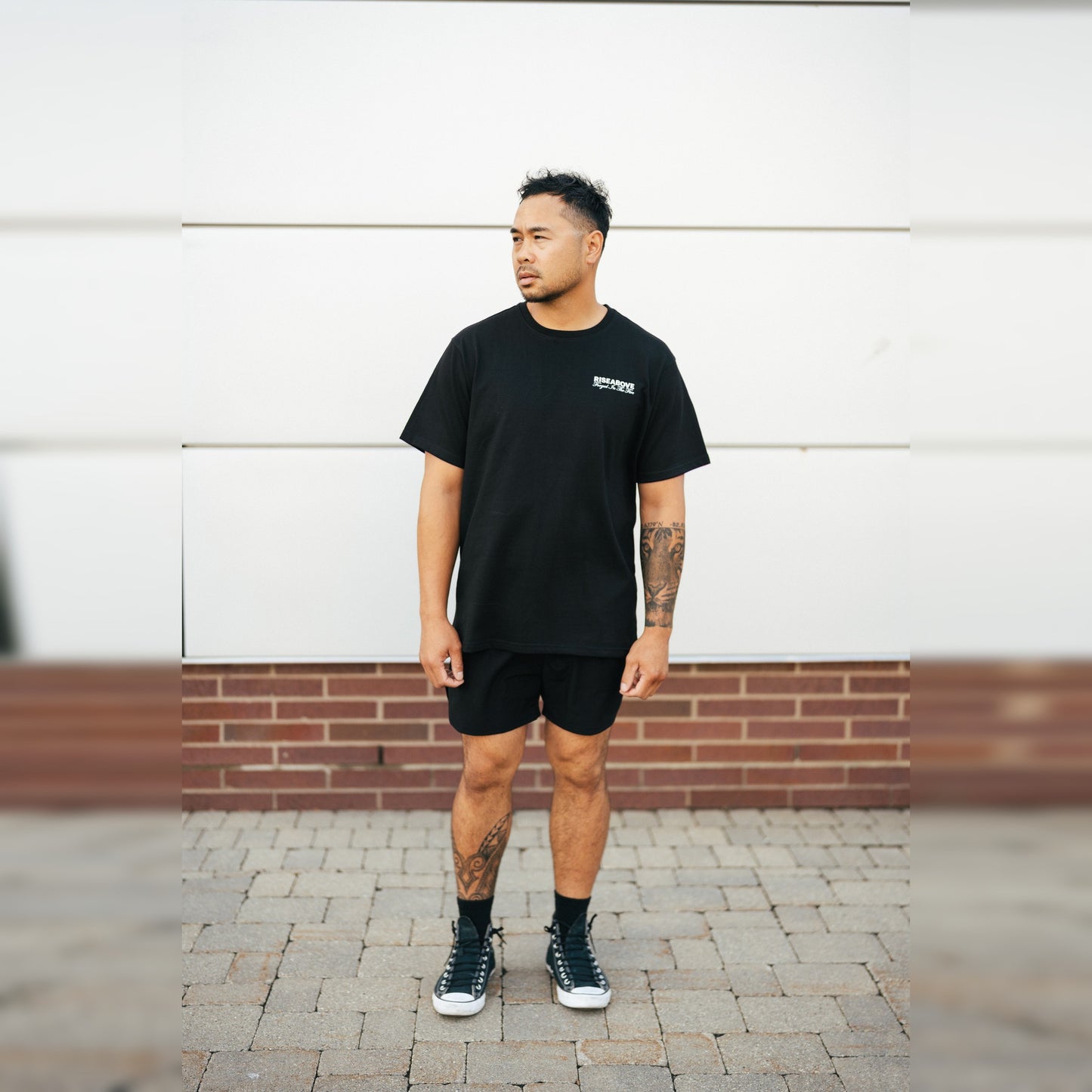 Men's Phoenix Rising Premium T-Shirt in Phantom Black, front view