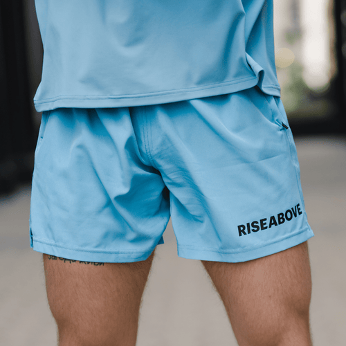 MEN'S VALOR PERFORMANCE SHORTS - ARCTIC BLUE