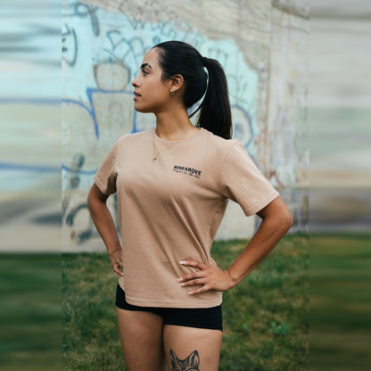 Women's Phoenix Rising Premium T-Shirt in Desert Sand, front view