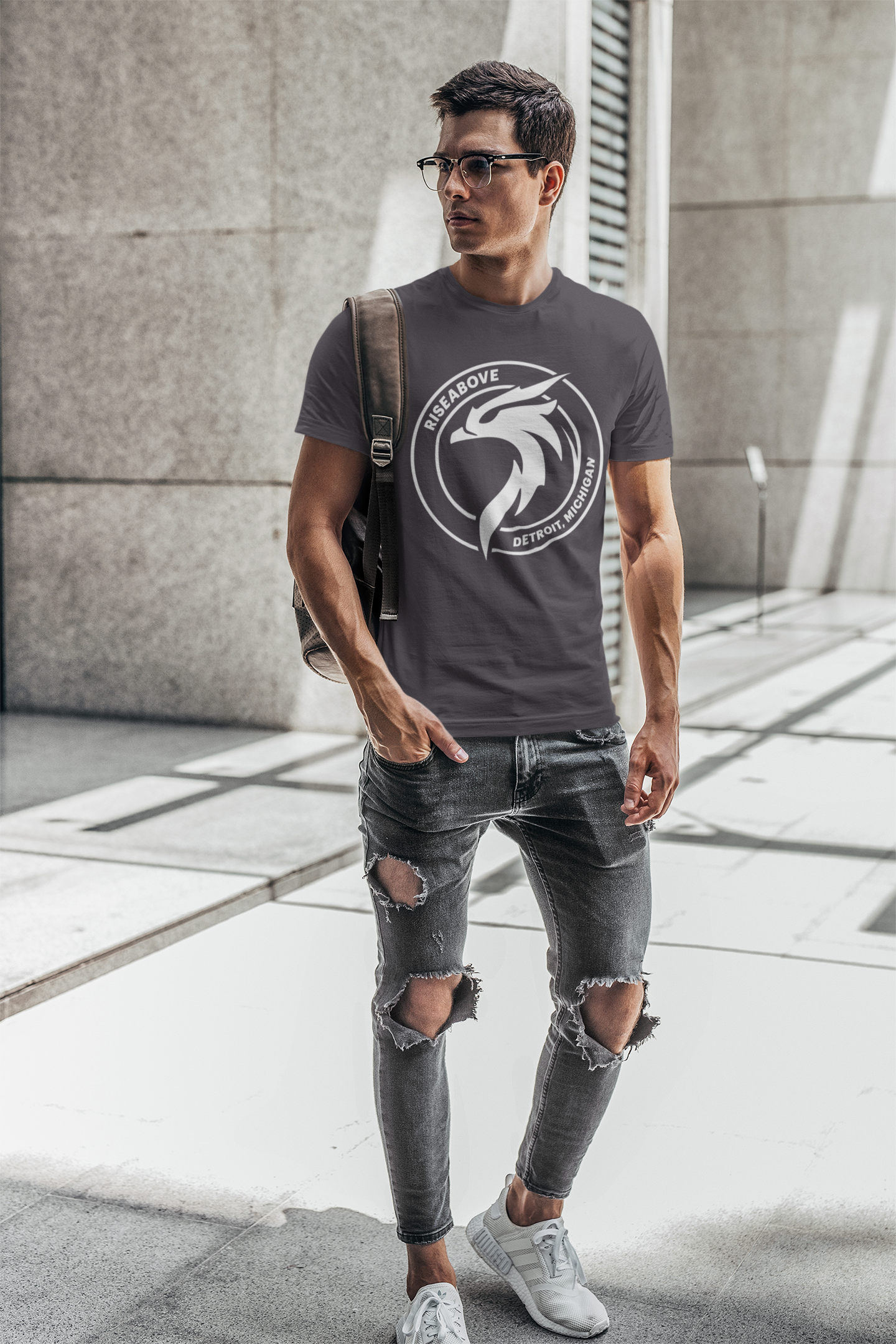 PHOENIX T-SHIRT (UNISEX) - GRAPHITE BLACK