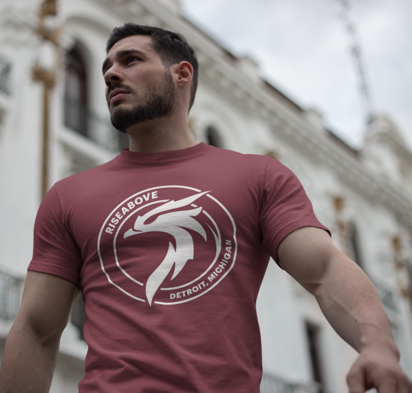 PHOENIX T-SHIRT (UNISEX) - MAROON