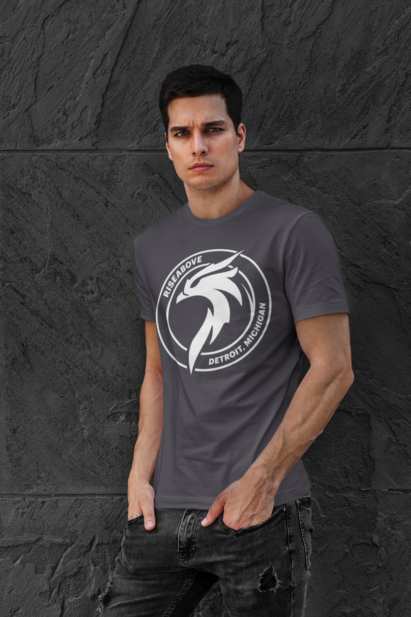 PHOENIX T-SHIRT (UNISEX) - GRAPHITE BLACK